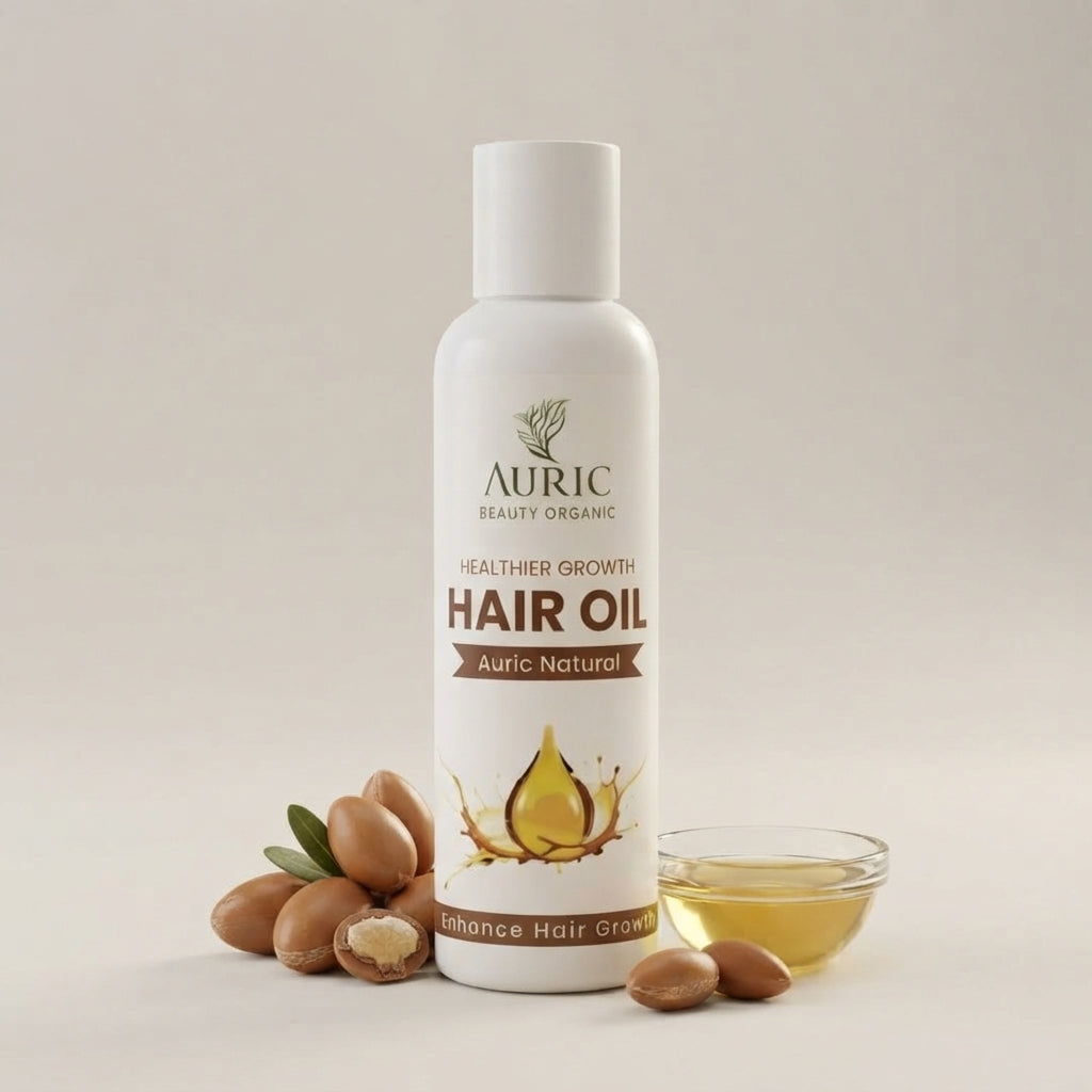 Auric Beauty Organic Cold Pressed Hair Oil