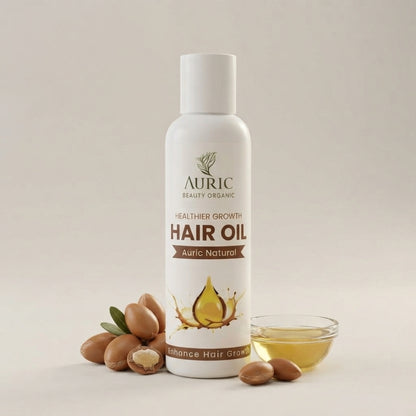 Auric Beauty Organic Cold Pressed Hair Oil
