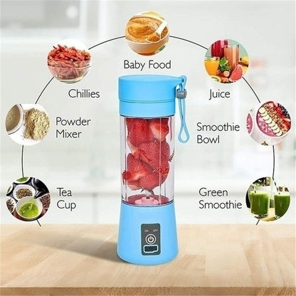 6 Blade Mini Portable USB Juicer Blender